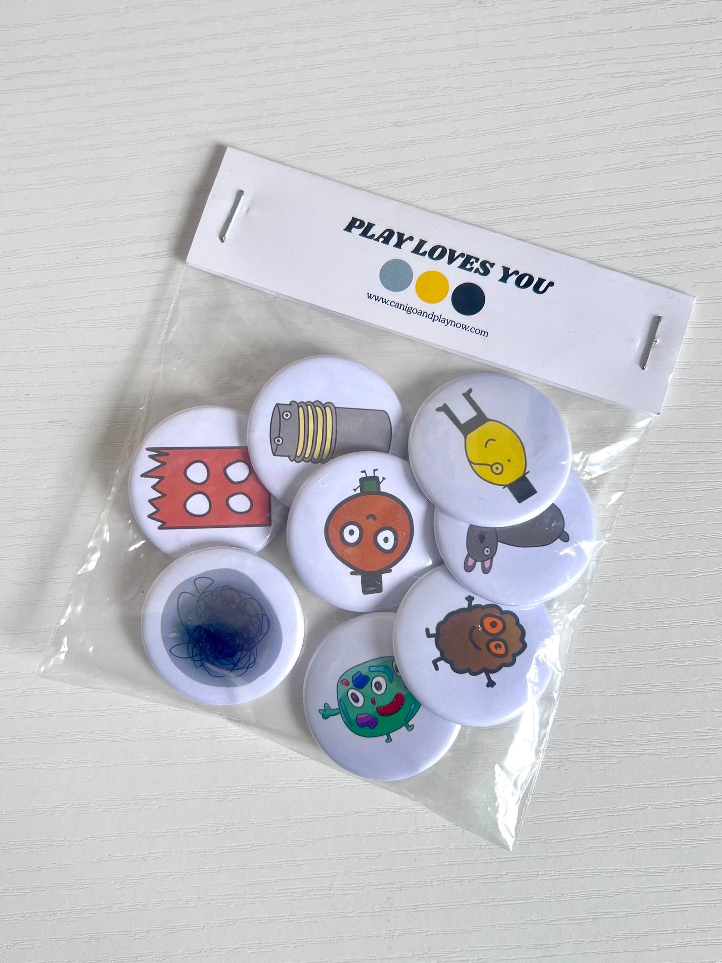 Frank Lemoncurd and Friends Badges (8 pack)